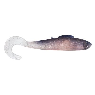 China Environmental Vivid Swimming Tail Silicone 125mm Vivid Action Softbait Natural Fish Shape Soft Lure for sale