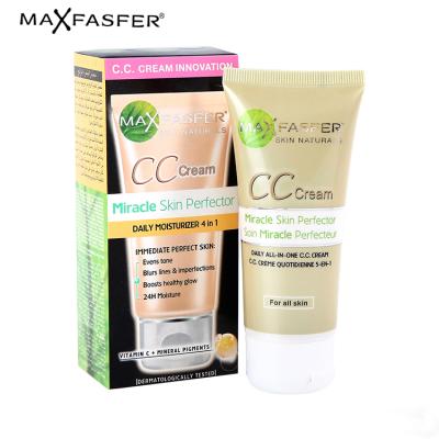 China OEM ODM Private label MAXFASFER three color multifunctional natural waterproof bb cream whitening liquid base for sale