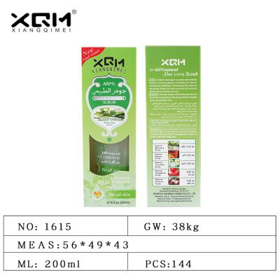 China Exfoliator Wholesale Spot Private Label XQM Aloe Flavor Exfoliating Gel GMPC Certification for sale