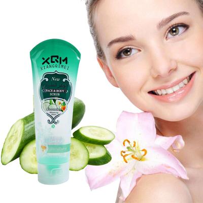 China Exfoliator Wholesale Spot Private Label XQM Cucumber Flavor Exfoliating Gel GMPC Certification for sale