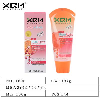 China Exfoliator Spot Wholesale Private Label XQM Orangesflavour Exfoliating Gel GMPC Certification for sale