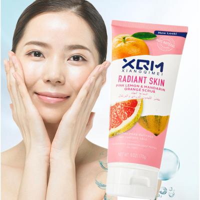 China Facial Exfoliator Scrub Cream For Gently Exfoliates Polishes Skin Grapefruit Cream Scrub Clean Dirt From Pores Face Scrub Cream Wholesale for sale