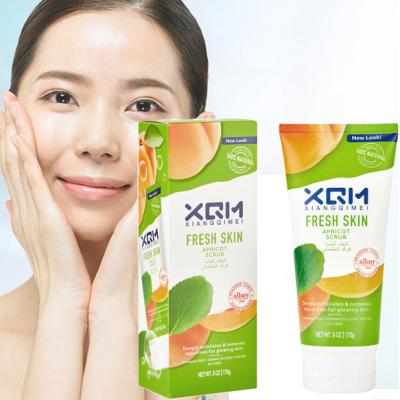 China Exfoliator Scrub Cream For Nourish Brighter Skin Peach Scrub Face Cream Facial Daily Wash To Prevent Blackheads Scrub Exfoliating Cream for sale