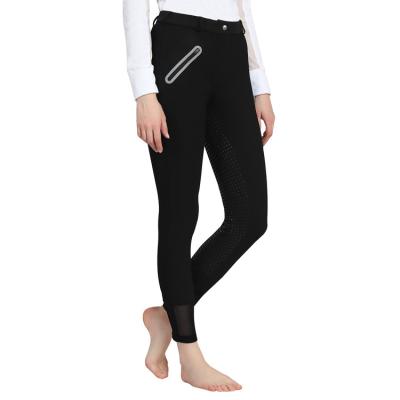 China Traditional Style Breathable Jodphurs Professional Custom Riding Breeches With Silicon Seat for sale