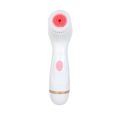 China Acne Treatment Therapy Silicone Electric Facial Massager Waterproof Rechargeable Led Cleansing Brush for sale