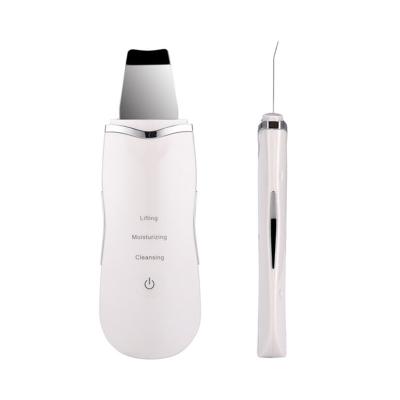 China New Fashional Refillable Home Dead Skin Remover Blackhead Ultrasonic Deep Cleansing Exfoliators Use Skin Deep Cleansing Ultrasonic Facial Scrubber for sale