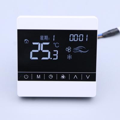 China China Manufacturer Modern Thermostat Of HVAC Systems Type FCU Controller Thermostat For Fan Coil for sale