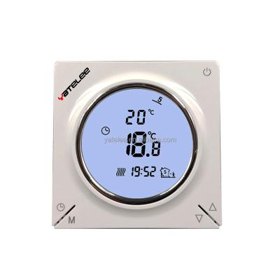 China 16A relay made in china easy to install smart indoor lcd floor heating thermostat for commercial use for sale