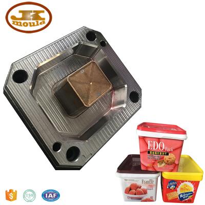 China Hot Selling Food Steel Snack Plastic Storage Box Labeling IML Injection Molding for sale