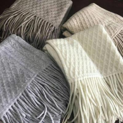 China High Quality Pure Custom Cashmere Scarf Winter Cashmere Cashmere Wool Cashmere OEM Fashion Warm Women's Shawl for sale