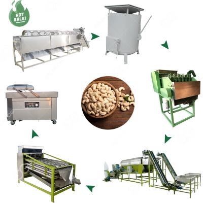 China New High Automatic Cashew Dimension Grading Effiency Sorting Cooking Machine For Semi Automatic Nuts Cashew Processing Machine for sale