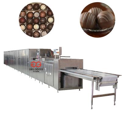 China Small Chocolate Core Forming Machine Gelgoog Chocolate Core Forming Machine Enrobing Machine Chocolate Small On Sale for sale