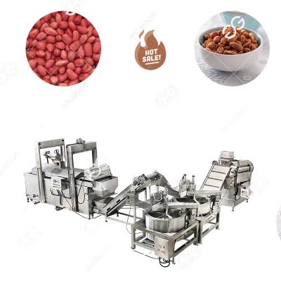 China Factory Gelgoog production line peanut peanut frying and peeling machine price peanut frying machine for sale