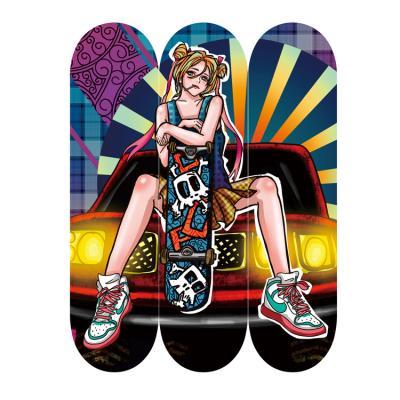 China New Design Customized Graphic Art Skateboard Deck for Art for sale