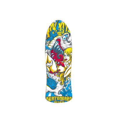 China Classic Canadian Customizable Vintage Surf Youth Maple White Professional Skateboard Deck for sale