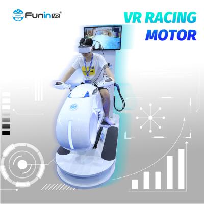 China Simulador de corrida de moto de realidade virtual 9d para suprimentos de parque de diversões dirigindo moto vr à venda