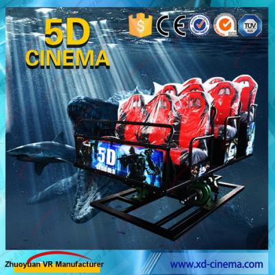 Cina 6 attrezzatura del cinema di realtà virtuale 5D della neve di DOF con piattaforma idraulica/elettrica in vendita