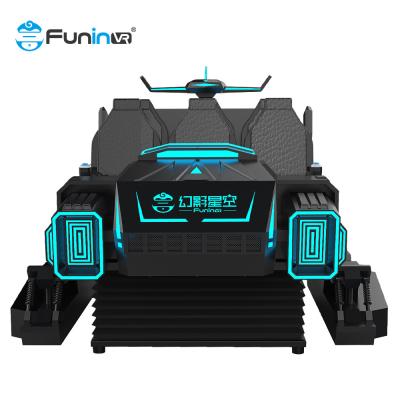 China 6 Seats 9D VR Roller Coaster Simulator With Realistic Temperature And Wind Effects for sale