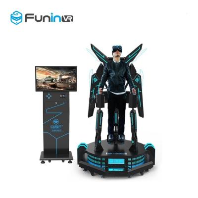 China máquina de jogo de voo do simulador 2.0kw+200 quilograma VR 360 do cinema do voo de 1260*1260*2450mm 9D VR Eagle para o parque de diversões à venda