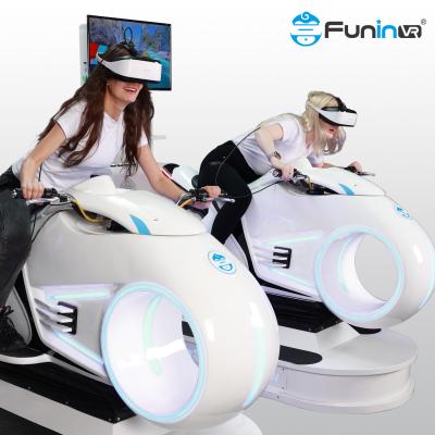 China Vergnügungspark-Fahrt-VR moto 360 Grad 9D VR Moto Simulator Arcade Machine Interactive VR zu verkaufen