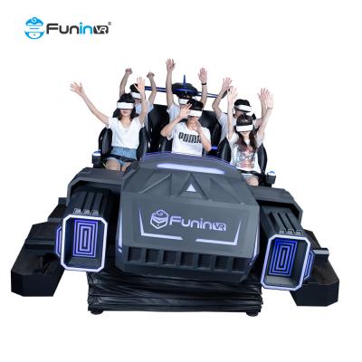 China 6dof Motion Platform 6 Seats Space Ship Design Vr Simulator 9d Virtual Reality Arcade Machine for sale