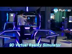 E - Space 9D Virtual Reality Simulator Walking 8 - 15min With Safe Fence