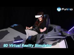 Commercial 9D Virtual Reality Simulator 360 Degree Flight FRP Model Metal