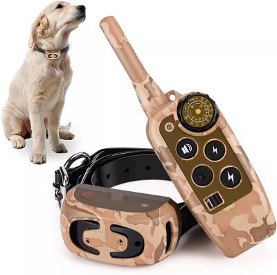 China Fashionable Best Quality Device Forming Amazon Dog Pet 800m Anti Shock Bark Collar Remote Electric Hit Remote Control Bark Collar for sale