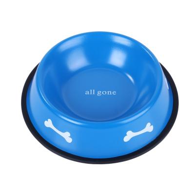 China Sublimation Amazon Success Eco Friendly Custom Round Stainless Steel Water Food Dog Feeder Pet Bowl Sustainable for sale