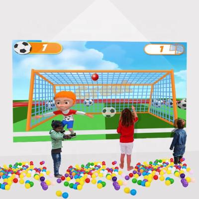 China Yes tank tech interactive ball pool games, interactive smash wall projection system for kids. for sale