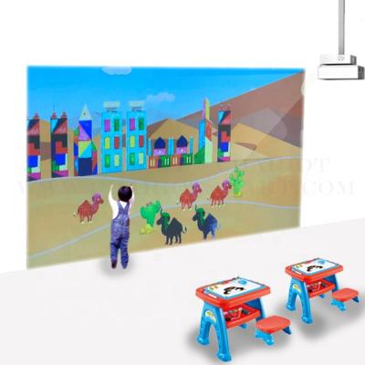 China Kids Playground ChariotTech Interactive 3D Sketch Painting Wall Game, Interactive Wall Drawing Projection System. for sale