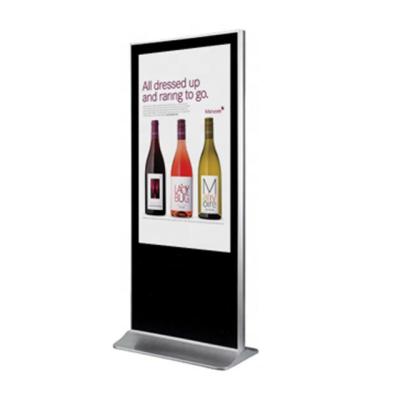 China Indoor outdoor 55inch floor standing digital signage, small size advertising screens for cars, advertising kiosk. for sale