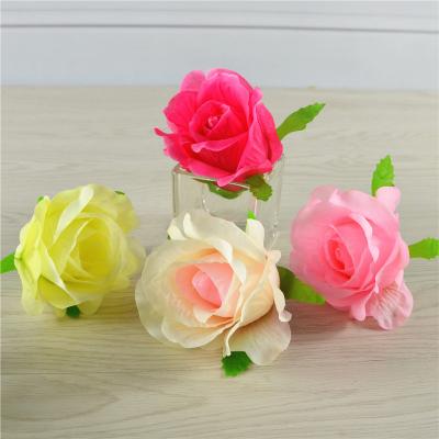 China Wholesale Rose Flower Heads In Bulk Rose Flower Head For Artificial Silk Rose Peony Heads Decorative Flowers DIY Crafts For Wedding for sale