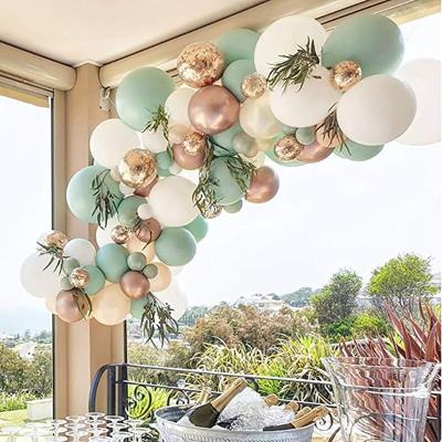 China Jungle Theme Party Decorations Animal Palm Leaves Balloon Garland Wedding Decoration Supplies Happy Birthday Decoration Supplies for sale