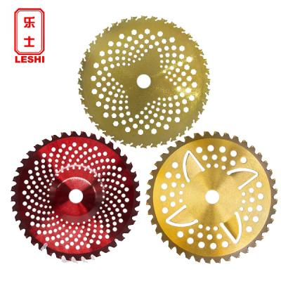 China Lower Noise Factory Wholesale Tilted Circular TCT Saw Blade For Grass Cutting for sale