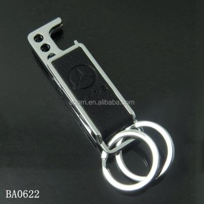 China Wholesale Promotion Metal Popular Car Logo China Key Chain With Leather for sale