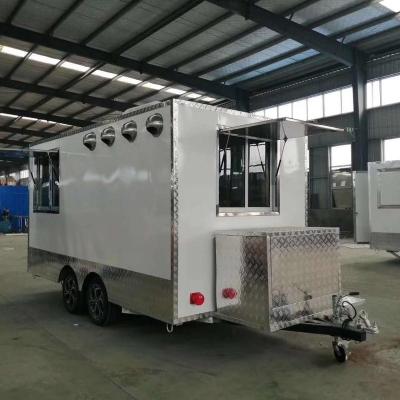 China good quality refrigerated winery trailer/refrigerated cart mobile food trailer for fast food for sale