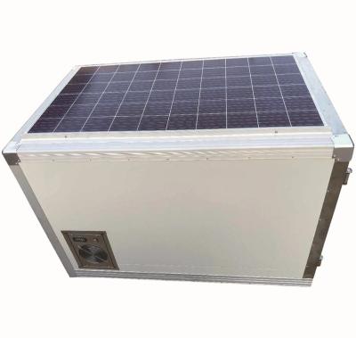 China Hotels DC Solar Power Refrigerated Delivery Box Mini Cold Room For Pickup Truck / Cream Van for sale