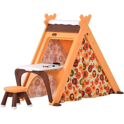 China Sports Toy High Quality Plastic Foldable Kids Tent Inflatable Toy Wholesale Indoor Playground Equipment Playground for sale