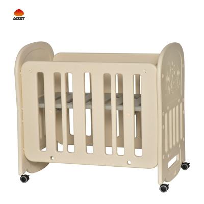 China Modern Safety Plastic Multifunctional Crib Hutch Portable Baby Swinging Hutch for sale