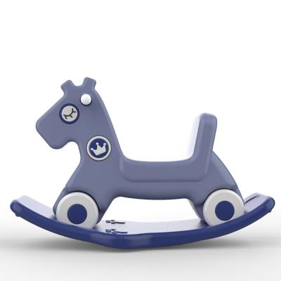 China Ride On Walker Plastic Kids Unicorn Cartoon Toddler Glow Toy Multifunction Popular Baby Rotating Musical Rocking Horse Ride On Animals Play for sale