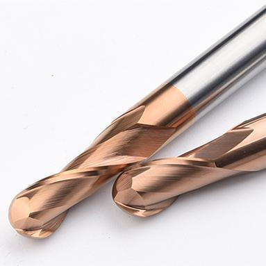 China CNC Milling Machining 10 mm R5 Hrc 55 2 Flute  Carbide Ball Nose Milling Cutter Ball Nose End Mill For Die Steel Iron for sale