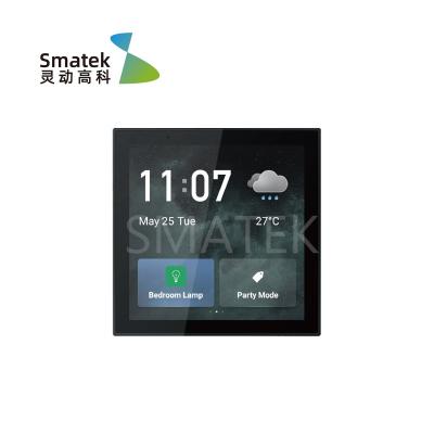 China 2022 smart home automation system in China manufacturer Tuya zigbee smart curtain control touch screen home system for sale