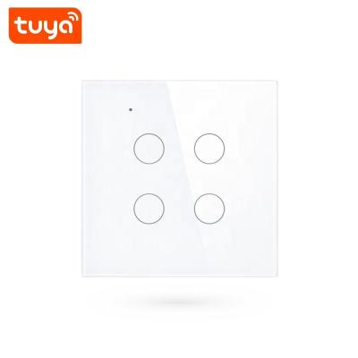 China EU Wholesale Universal Smart Wireless Remote Touch Power Switch 230v WIFI TuyaSmart/SmartLife Factory Tuya Electrical Switches for sale