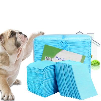 China Stocked Pet Diaper Pads 100 Pieces Disposable Dog Diaper Pads Thick Absorbent Pet Pee Pads Deodorant Dog Diapers for sale