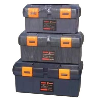 China Portable High Strength Single Empty Portable Plastic Tool Box Set for sale