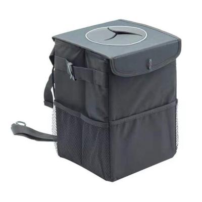 China Convenient Car Oxford Waterproof Trash Can for sale