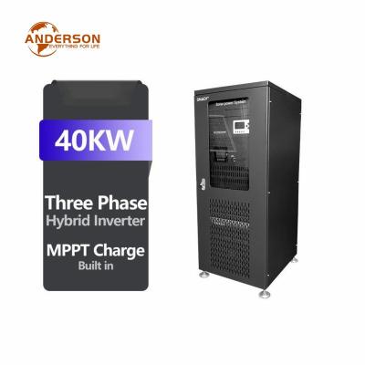 China Anderson 40KW Hybrid Solar Charge Controller Inverter Three Phase Solar Inverter 635*566*1295mm for sale