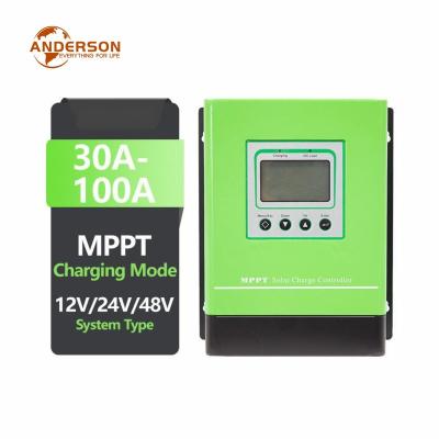 China Solar Charger Controller Anderson 30A 40A 50A 60A Solar Charger 80A 100A MPPT Solar Charger Controllers 12v 24v 48v for sale