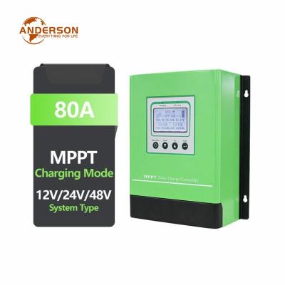 China Auto Solar Charger Controller High Efficiency Solar Controller 12V 24V 48V 80A 150VDC ID MPPT Solar Charge Controllers for sale